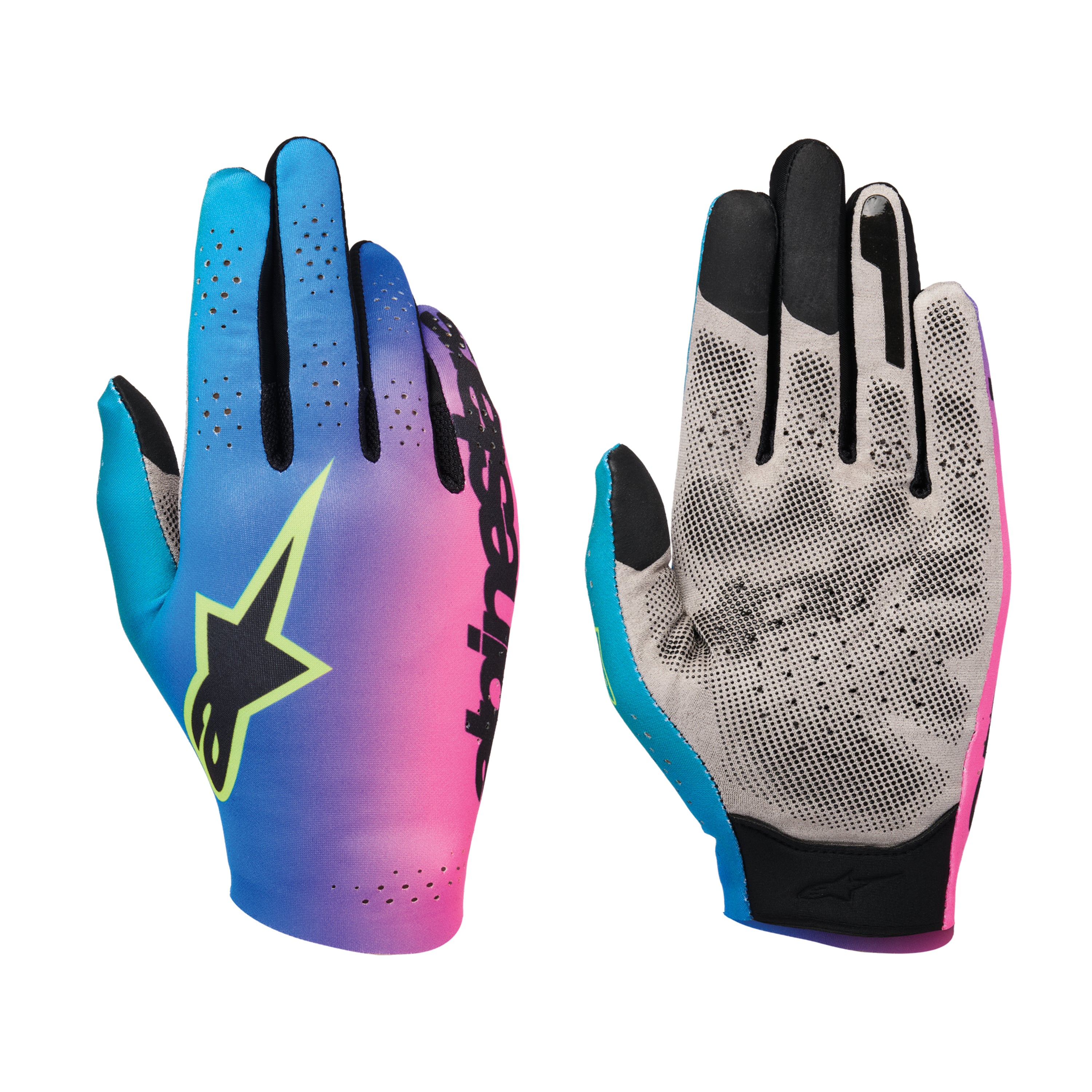 Pink Fluo / Cyan / Black / Safety Yellow