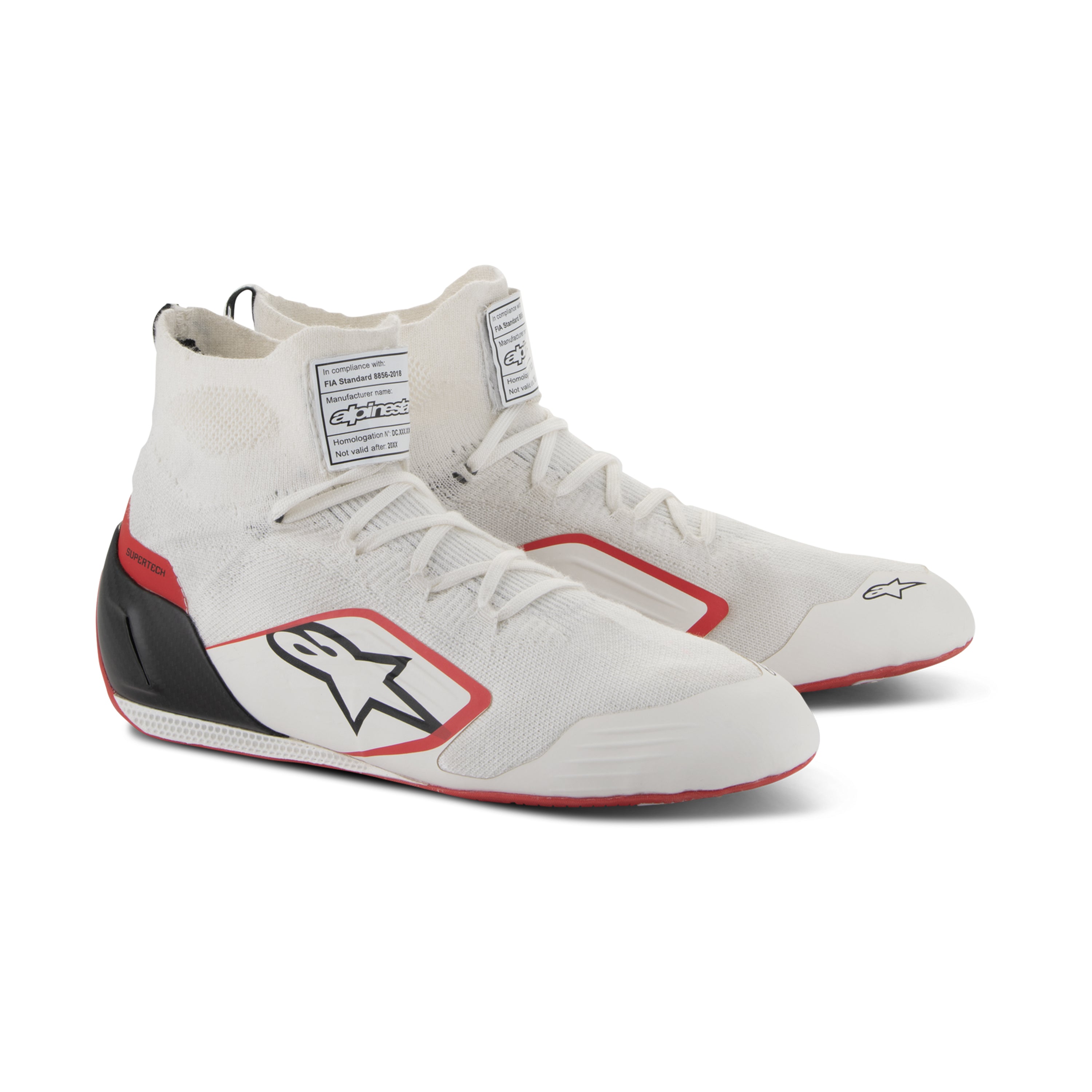 AStars SUPERTECH SHOES US- BLACK- SFI/FIA-