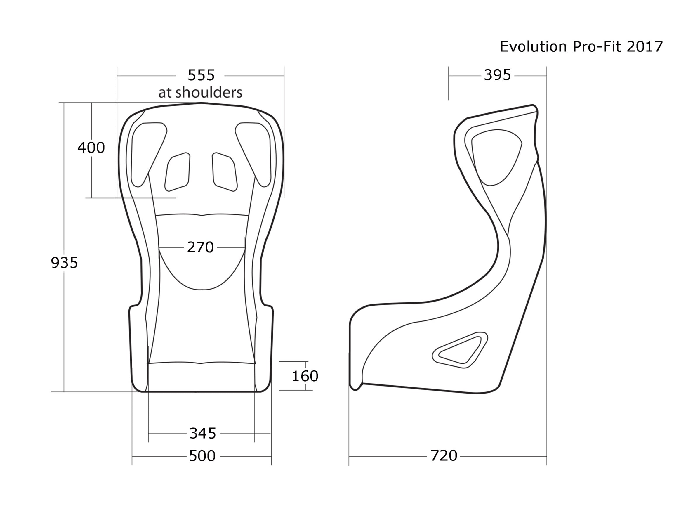 Cobra Evolution T GRP- FIA 8855-1999- Pro-Fit- Black Spacer Fabric all over