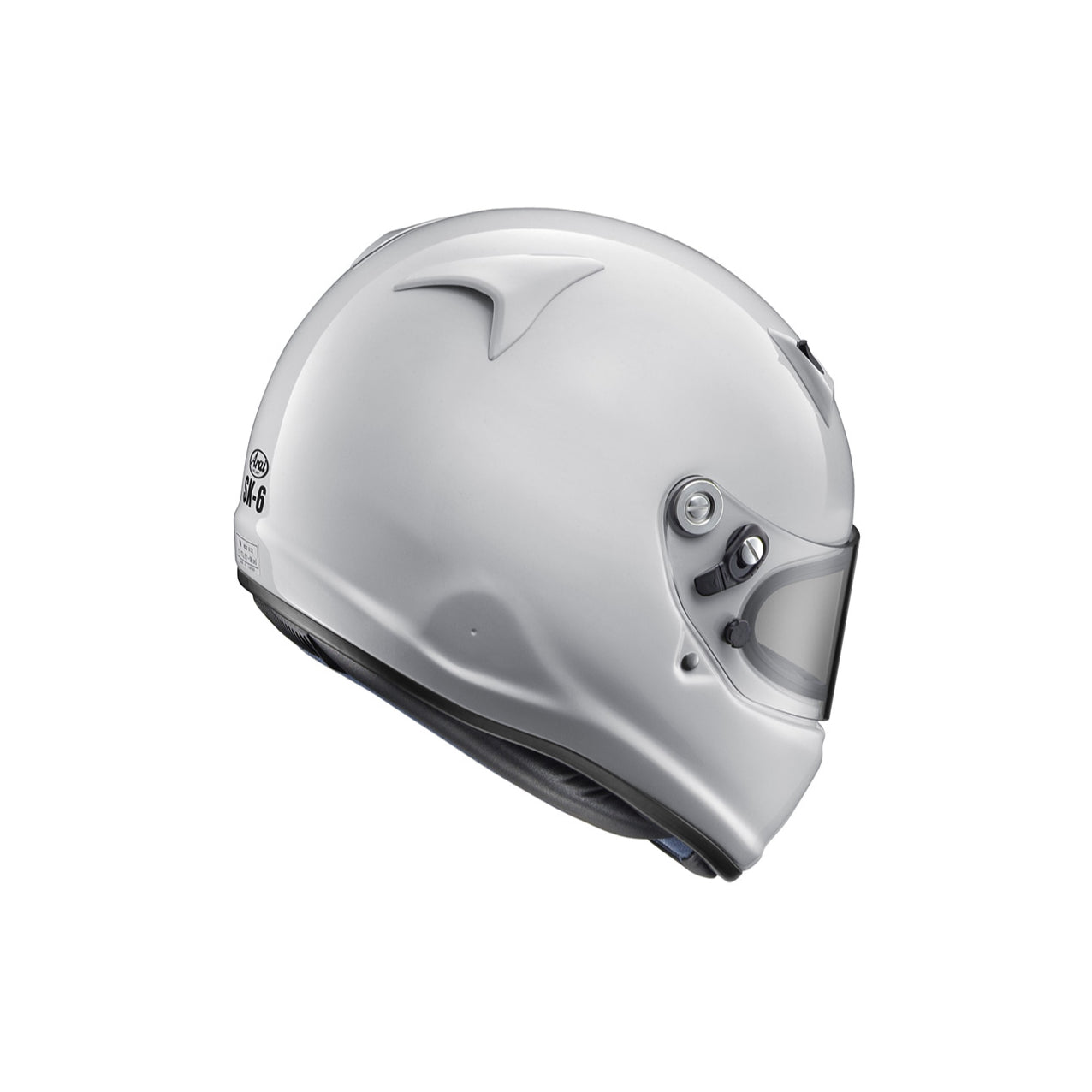 Arai SK-6 ホワイトヘルメットミラーシールド付 Arai SK-6 Kart Helmet
