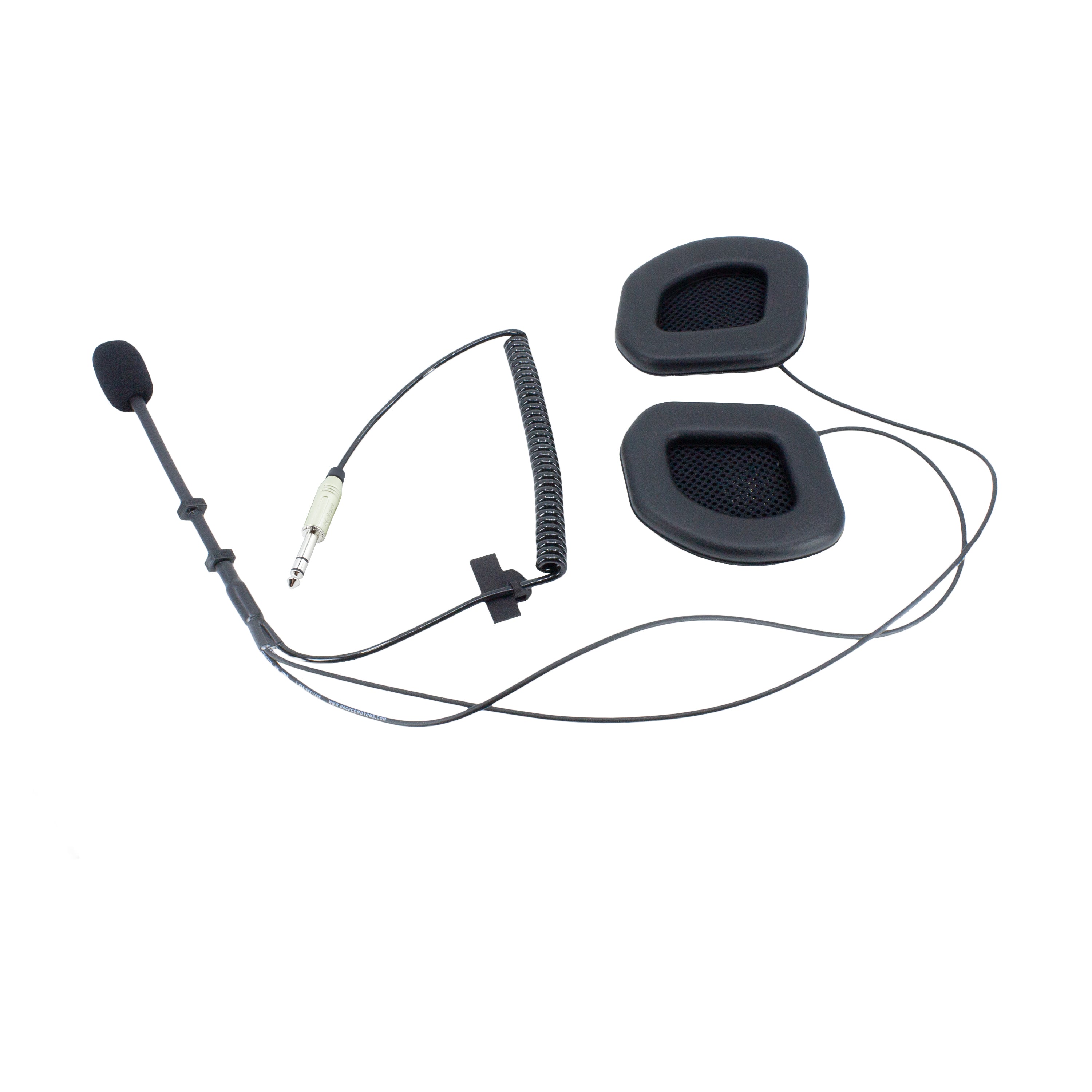 Noise Reduction Earcups with Boom Style mic and NASCAR connection (SH HK1114)