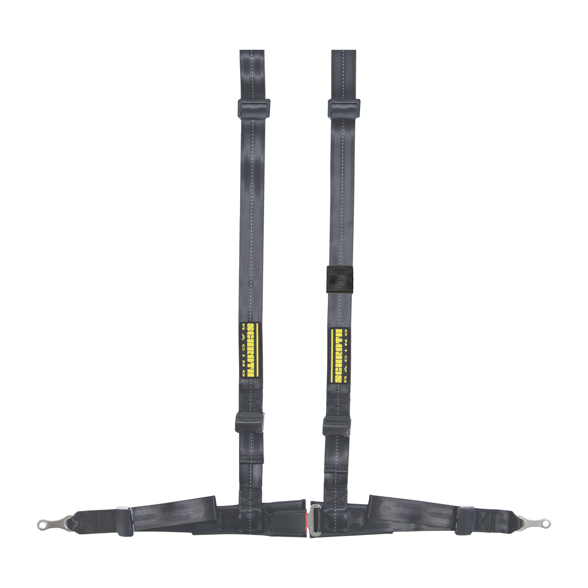 Schroth Rallye Cross ASM-bolt in laps and wrapped shoulder belts