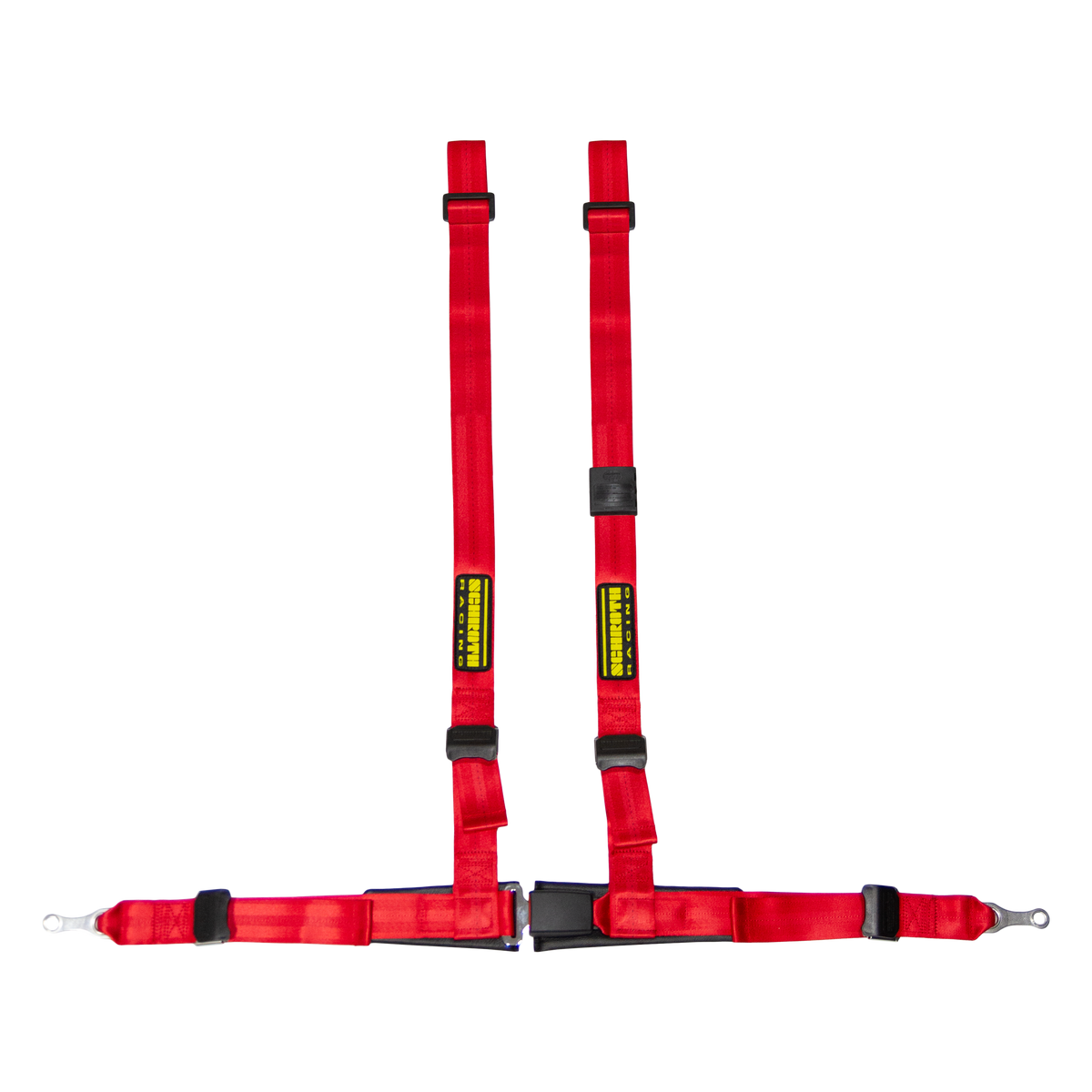 Schroth Rallye Cross ASM-bolt in laps and wrapped shoulder belts