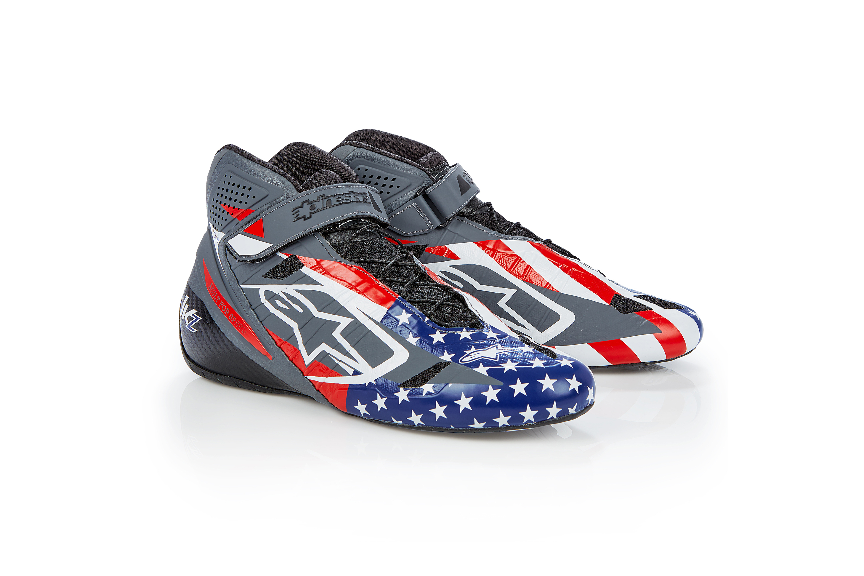 Alpine Car Racing Chunky Sneakers Camo Flag Pattern Navy Max Soul Shoes -  Freedomdesign