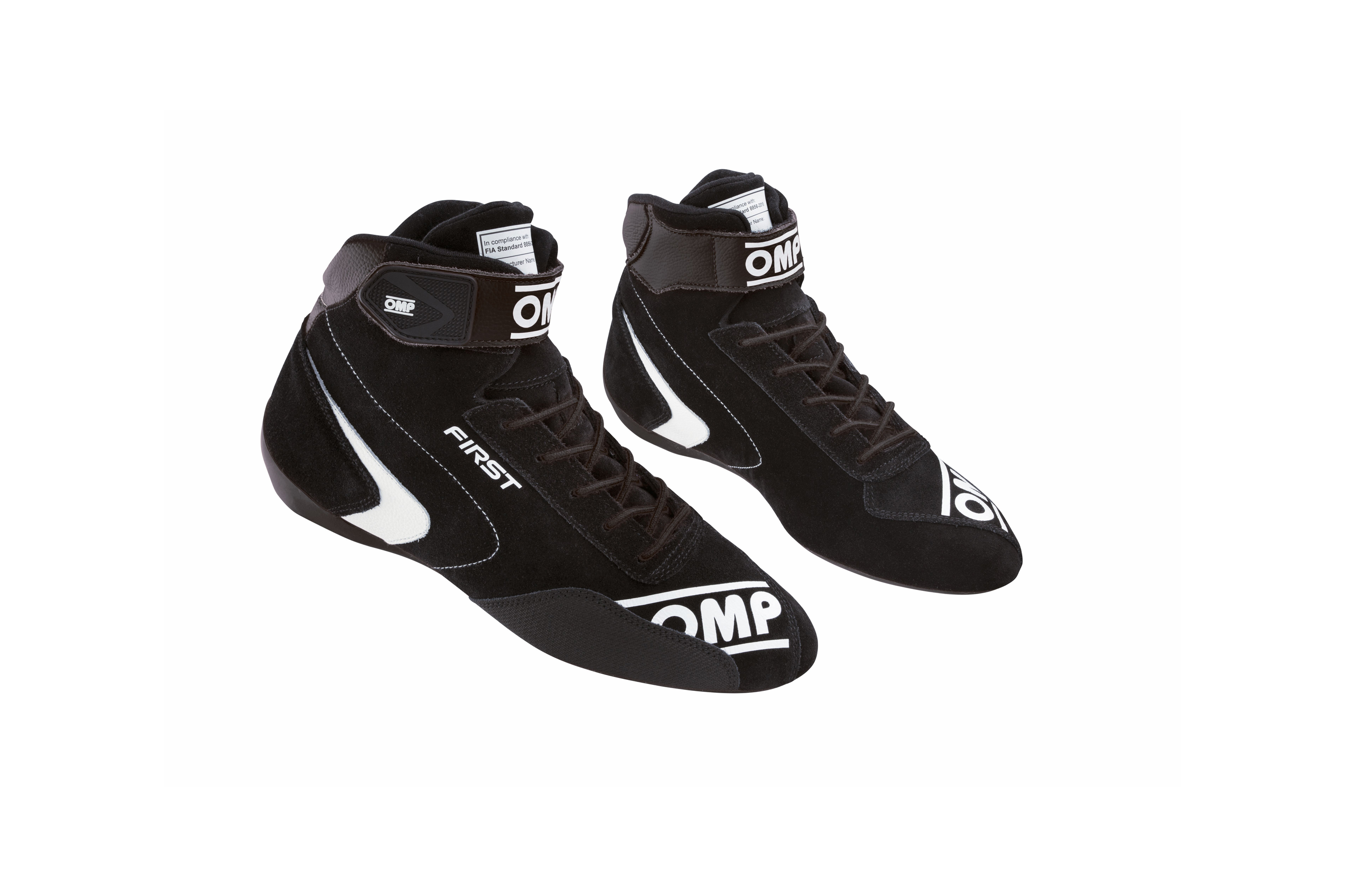 Omp First Shoes Black/White Size 42 Fia 8856-2018 