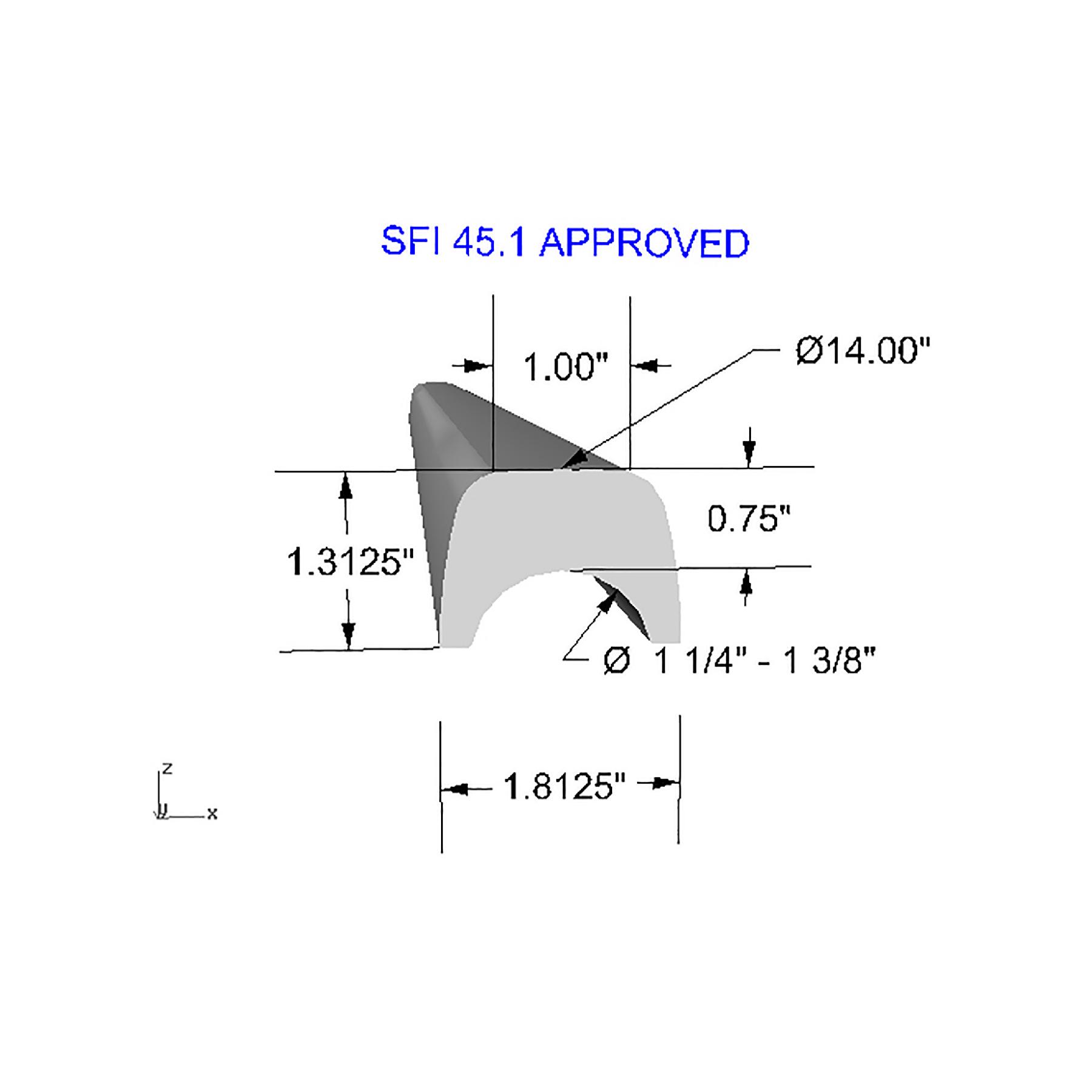 HMS Motorsport » SFI 45.1 BSCI High Density Low Profile Roll Bar
